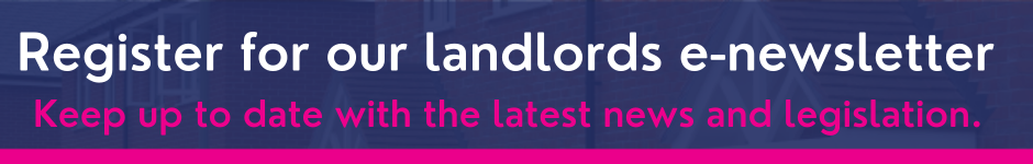 Test valley lettings newsletter signup banner