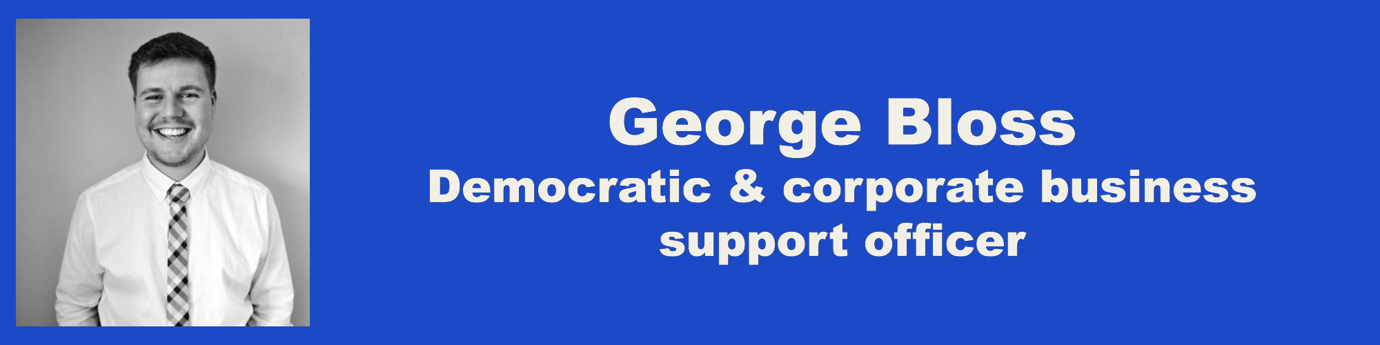 George Bloss banner