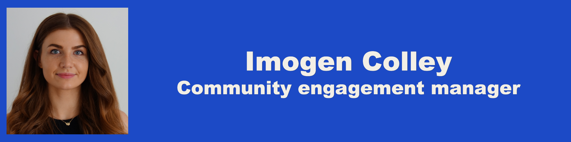Imogen Colley banner