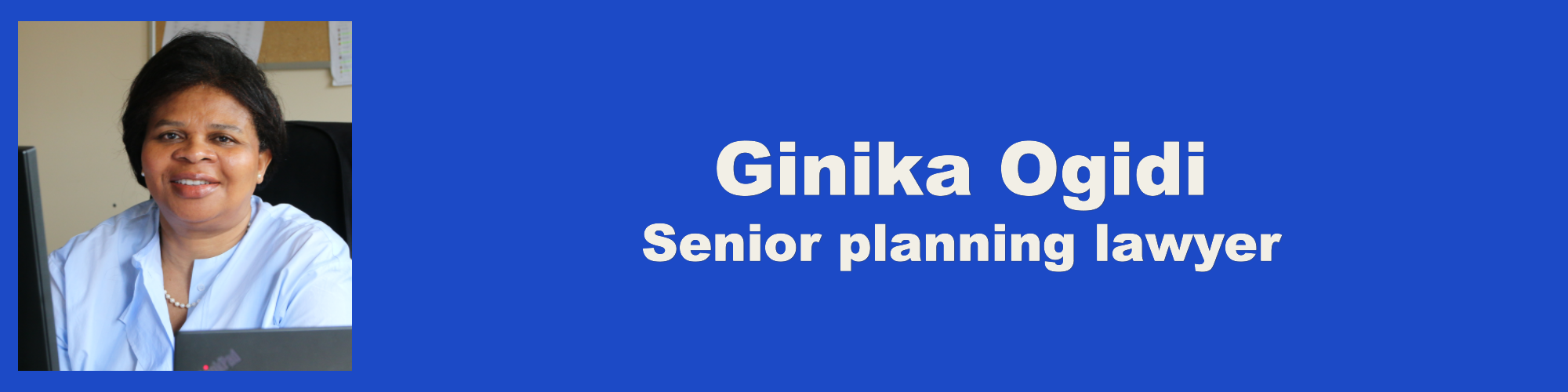 Ginika Ogidi banner