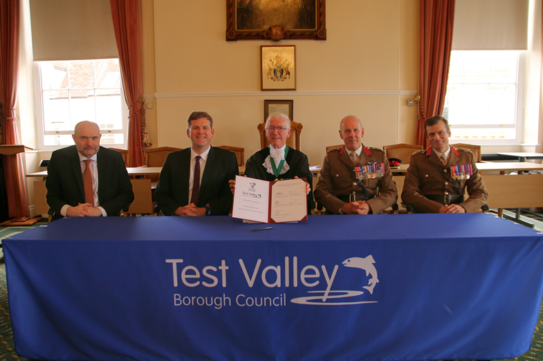 Armed Forces Covenant signing.