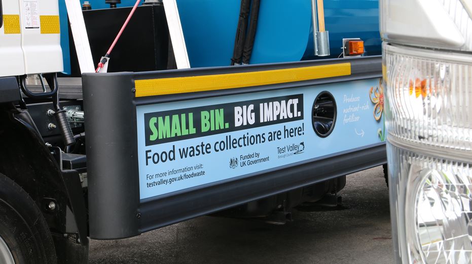 Food waste collection vehicles