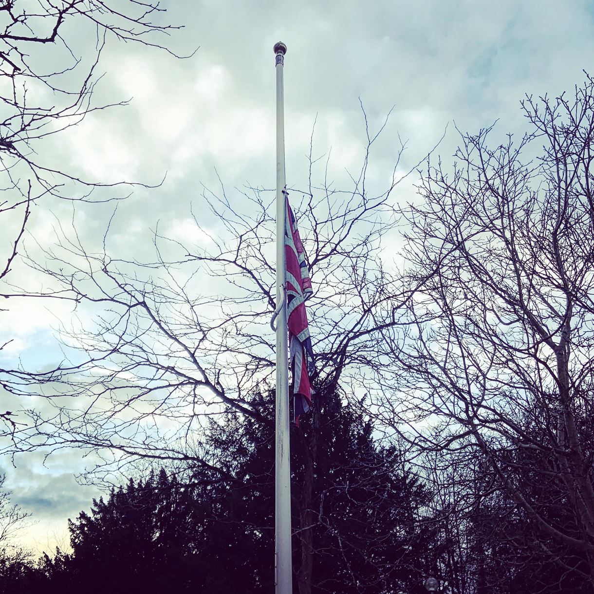 Flag flying at half-mast for Holocaust Memorial Day