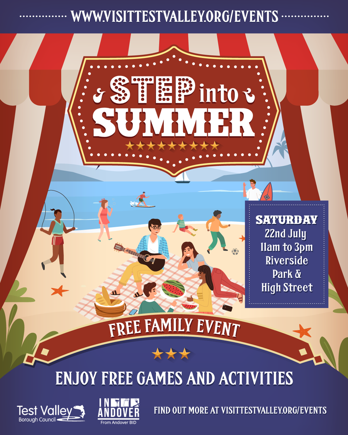 Dust off your deck chairs for Andover’s Step into Summer event!