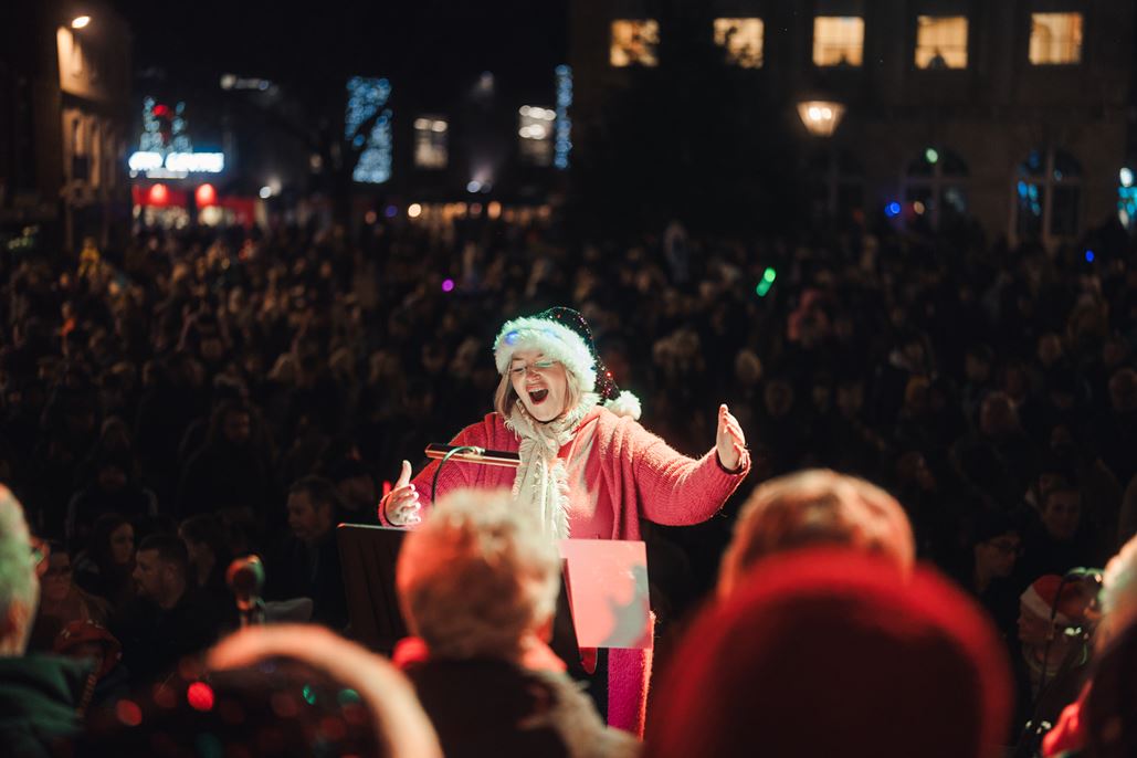 Choir at Andover Christmas Festival 2024
